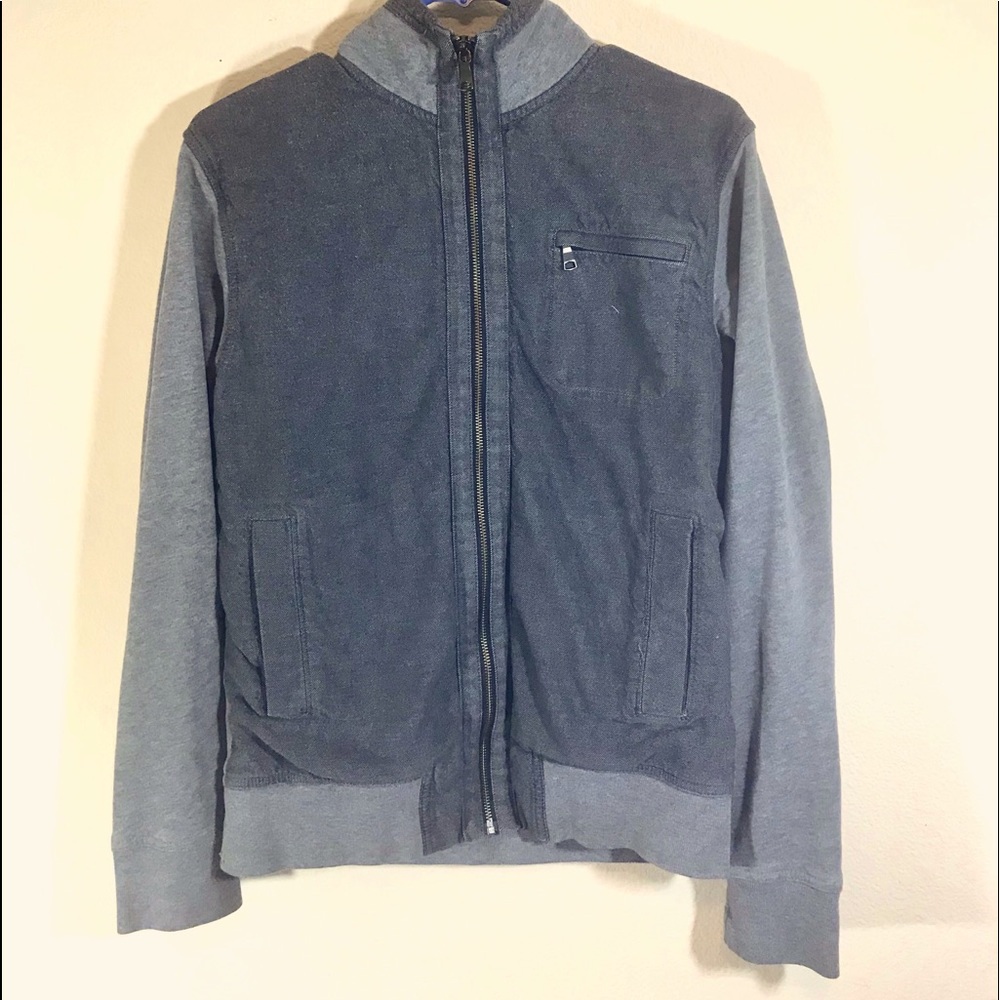 Banana Republic Grey Mock Neck Jacket Size M